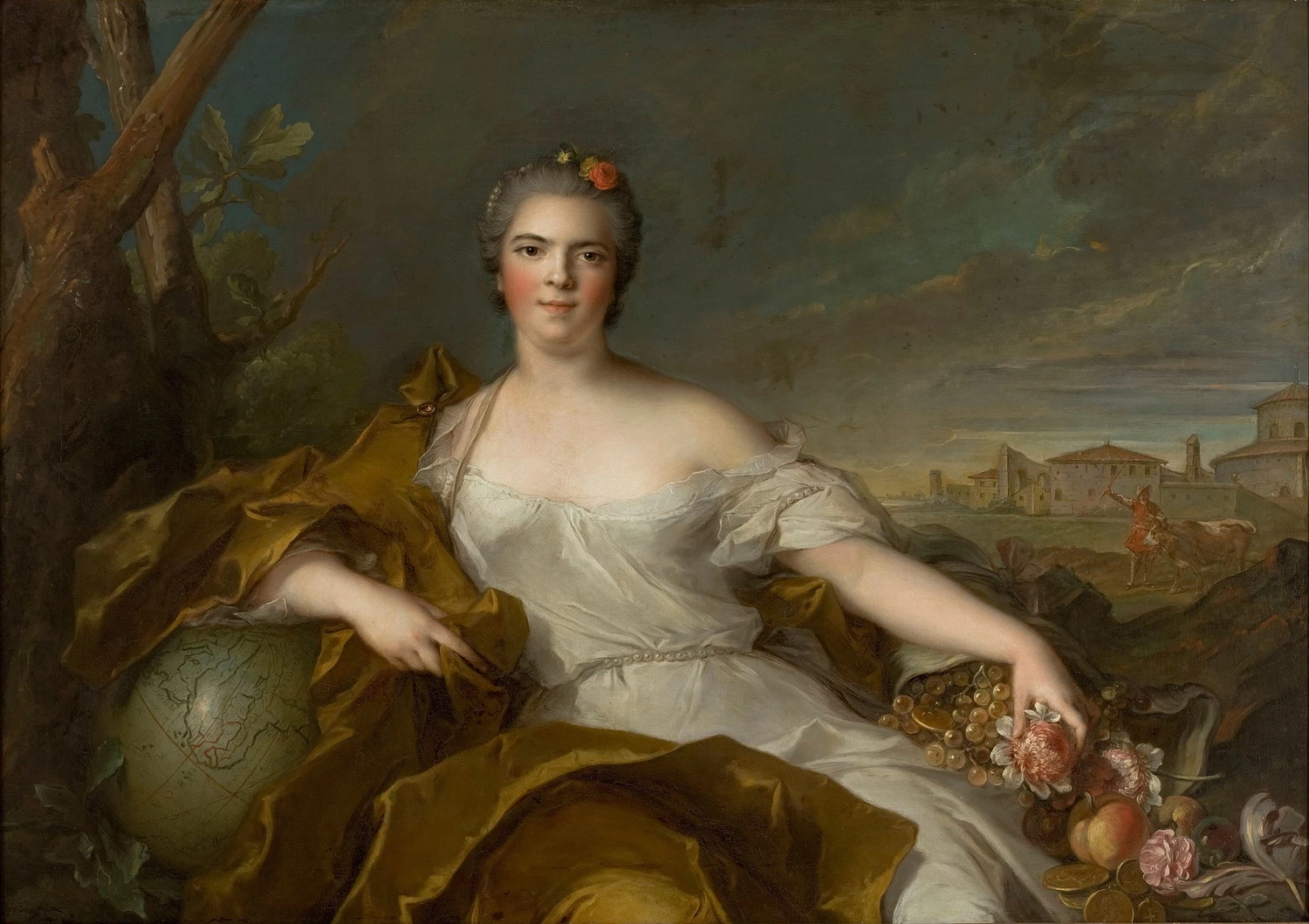 Le figlie di Luigi XV come i quattro elementi - Principessa Luisa Elisabetta di Francia, La Terra, Museum de Art de São Paulo